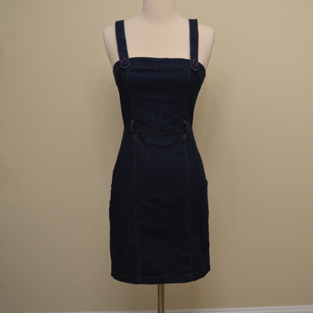 Elastic Denim Dress